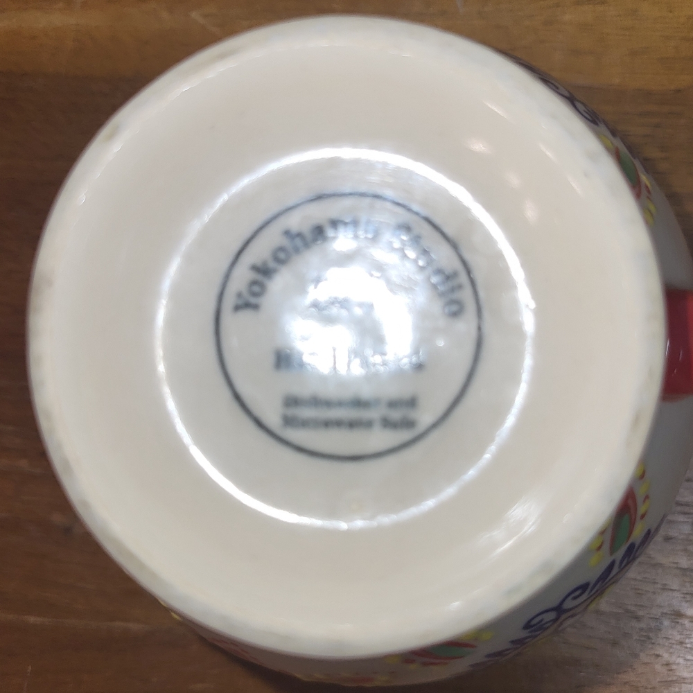 Yokohama Studios Footed Mug, Hand Painted, Flawless - Picture 4 of 6